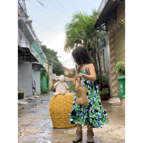 Đầm dây Hàn Quốc cho mẹ và bé
