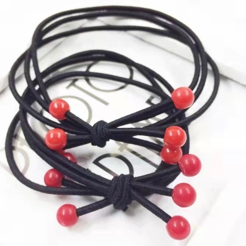 Dây Buộc Tóc Cao Su Bọc Da Phong Cách Mori Hàn Quốc Đơn Giản Cho Nữ Ốp