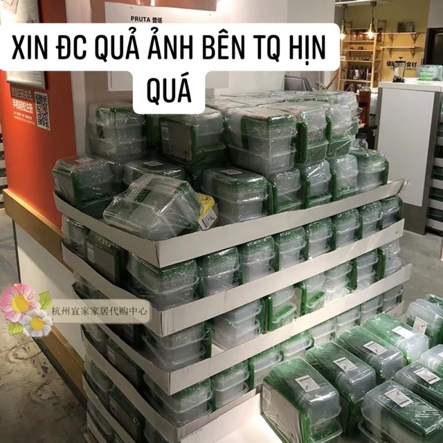 Hộp nhựa 17 món IKEA chính hãng