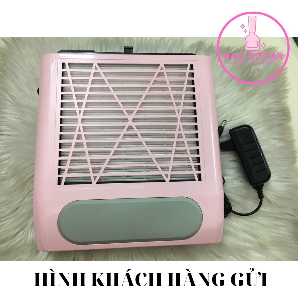 Máy Hút Bụi Làm Nail Cao Cấp BQ-858-8 Để Bàn - chuyên dụng cho dân làm móng . Bảo Hành 6 Tháng NAIL R’STAR