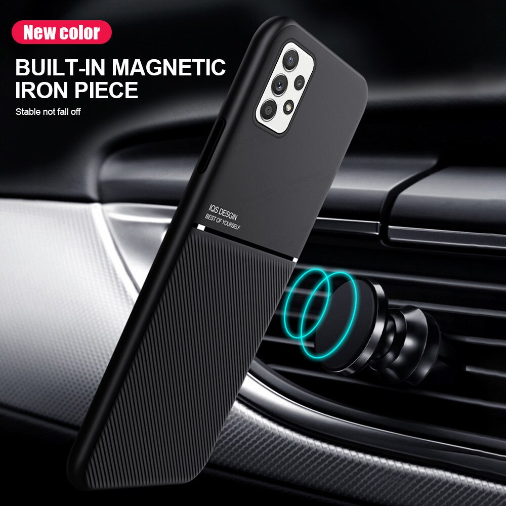 Ốp Lưng Da Có Nhẫn Đỡ Từ Tính Tiện Dụng Cho Samsung Galaxy A52 A32 5g A42 A72 A 52 32 72 42 | BigBuy360 - bigbuy360.vn