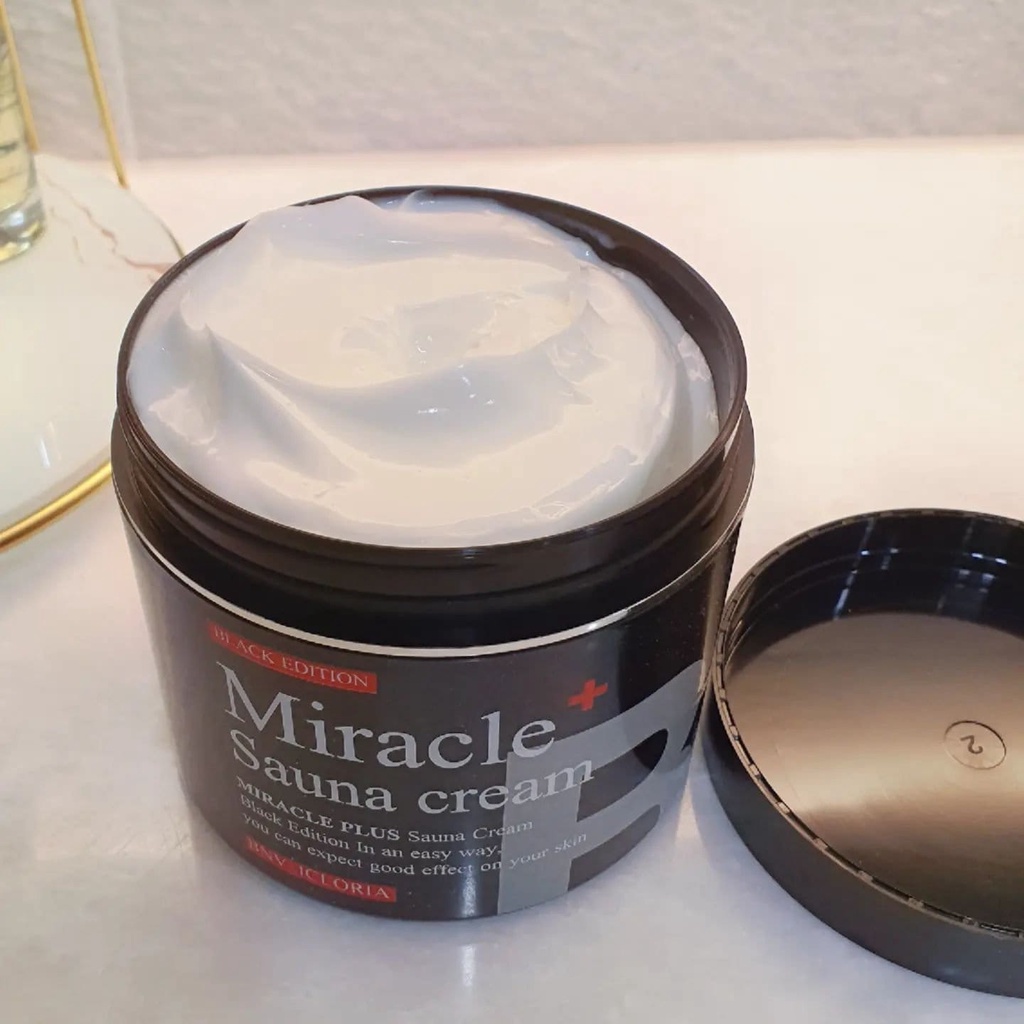 Kem tan mỡ lạnh Miracle Sauna Cream - Kem massage toàn thân sinh nhiệt lạnh thúc đẩy tiêu hao năng lượng