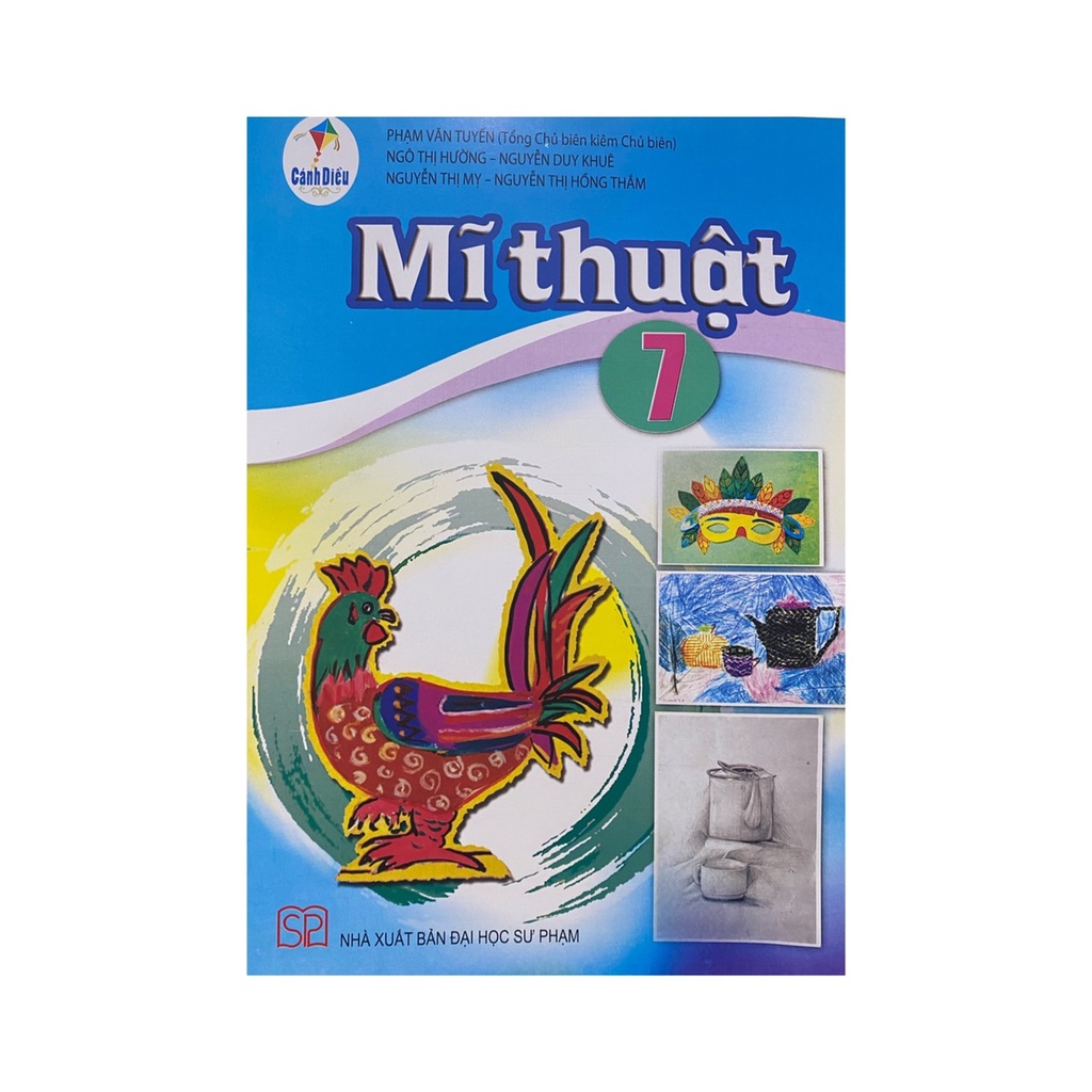 Sách - Mĩ thuật 7 ( Cánh diều ) , Bán kèm 1 viên tẩy cute