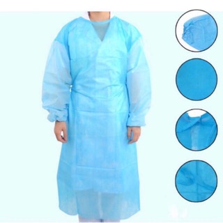 Áo y tế dùng 1 lần dùng trong phun xăm, spa