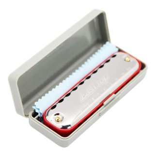 Kèn Harmonica 10 Lỗ 20 Tông Màu Đỏ