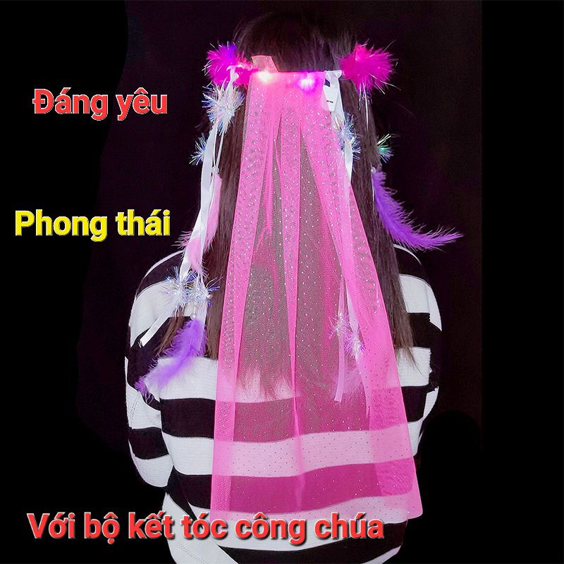 Bờm kết tóc công chúa phong thái Hàm Hương Xinh đẹp