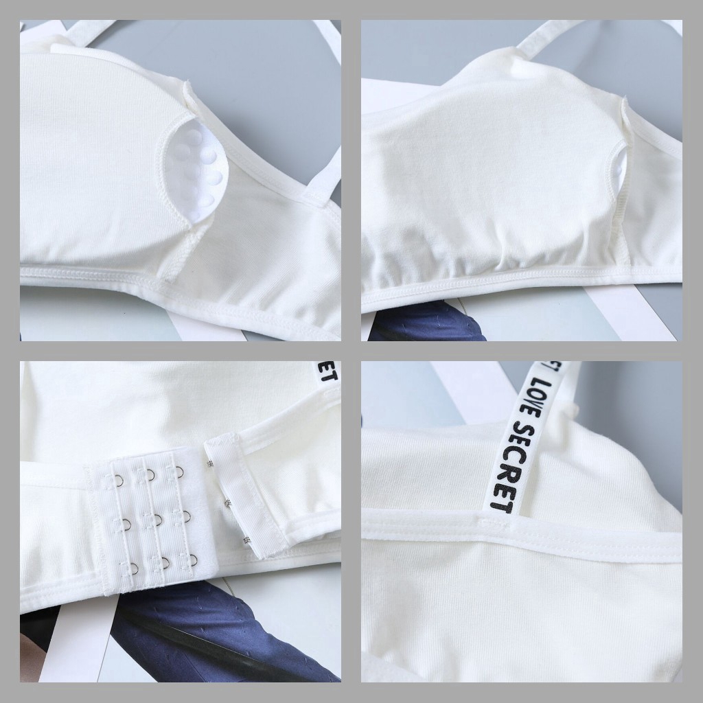 Áo ngực thể thao cotton thoáng khí có đệm nâng ngực | BigBuy360 - bigbuy360.vn