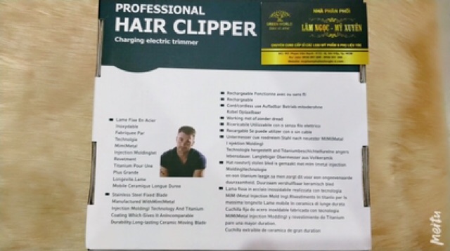 Tông đơ cắt tóc cao cấp Hair Clipper chuyên nghiệp, đẳng cấp