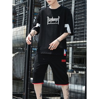 Bộ quần áo nam cotton mùa hè