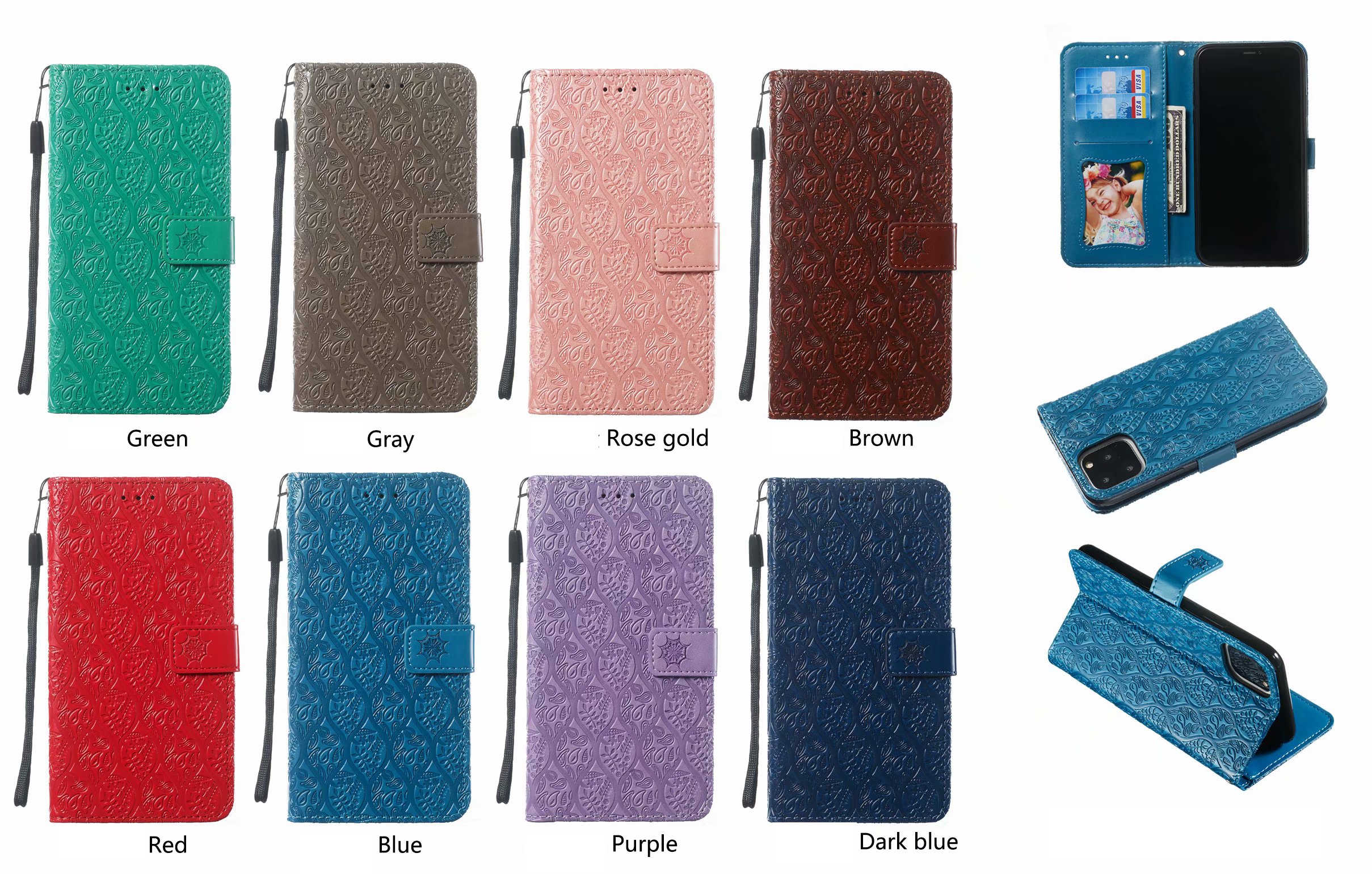 Bao Da Pu Màu Trơn Có Ngăn Đựng Thẻ Tiện Dụng Cho Sony Xperia Z3 Compact / Z4 / Z5 / Mini / Z3 Mini