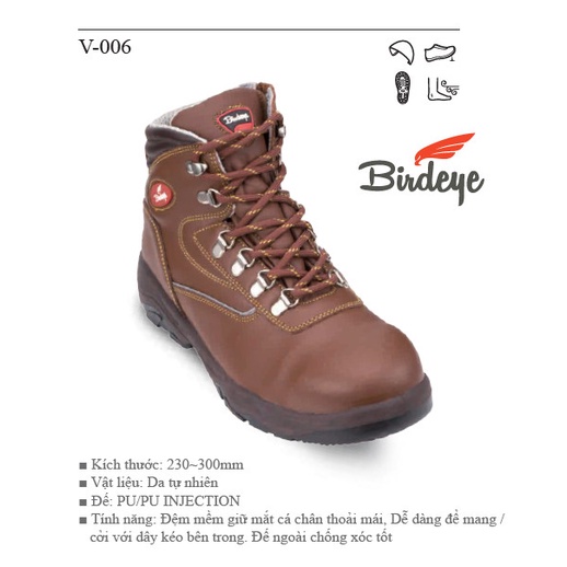 Giày Bảo Hộ Lao Động HANS HS-05 BIRDEYE