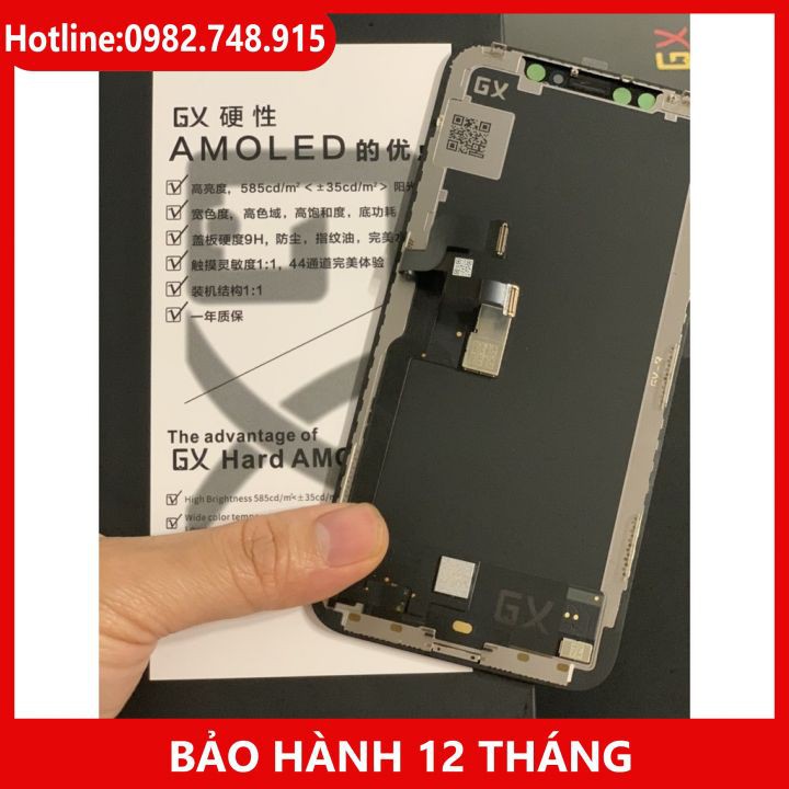 [HÀNG CHÍNH HÃNG] MÀN HÌNH IPHONE X HÃNG GX (GX-3) OLED - BẢO HÀNH 3THÁNG 1 ĐỔI 1