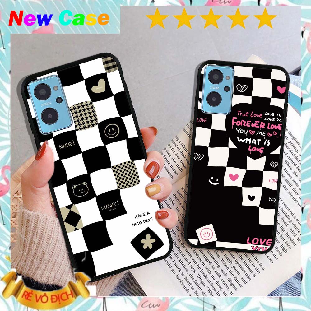 Ốp lưng Realme Realme Q5 / 9 4G / 9i / 9 Pro / 9 Pro+ 5G in hình caro good love cao cấp