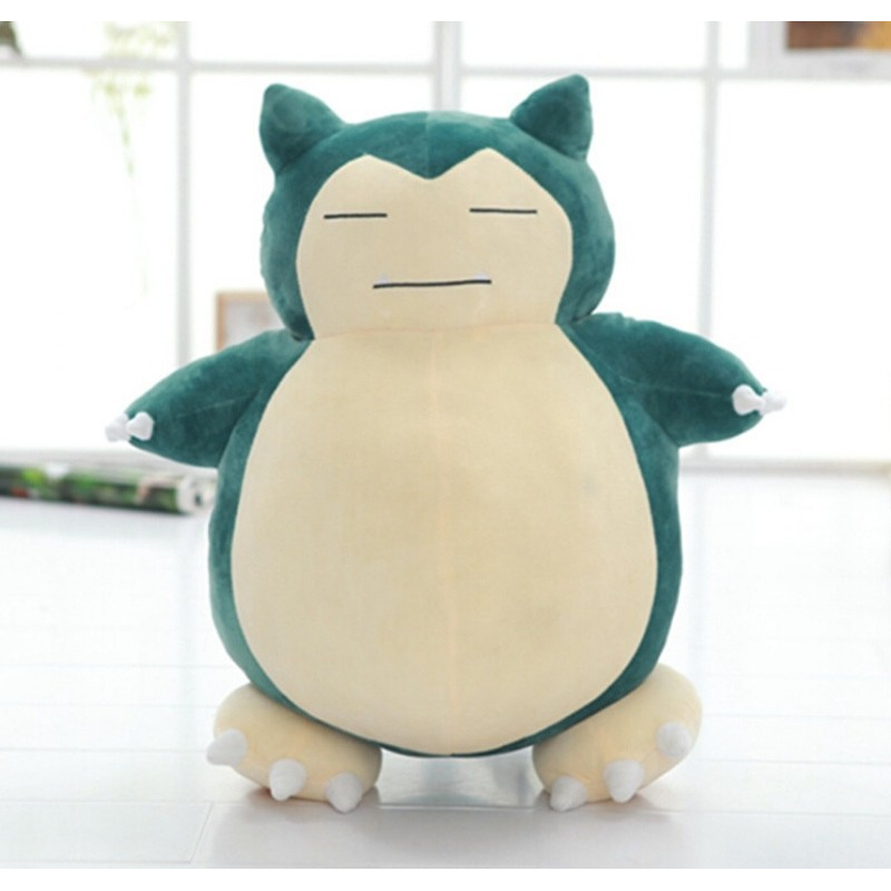 đồ chơi nhồi bông Hình Pokemon Snorlax Đáng Yêu 30cm