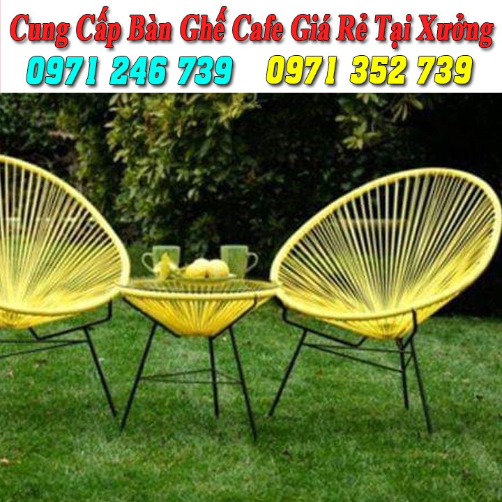 Bàn ghế ban công nhựa giả mây giá rẻ