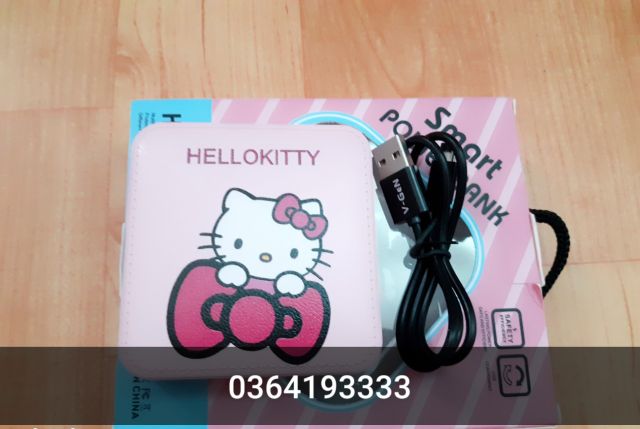 Sạc dự phòng hello kitty