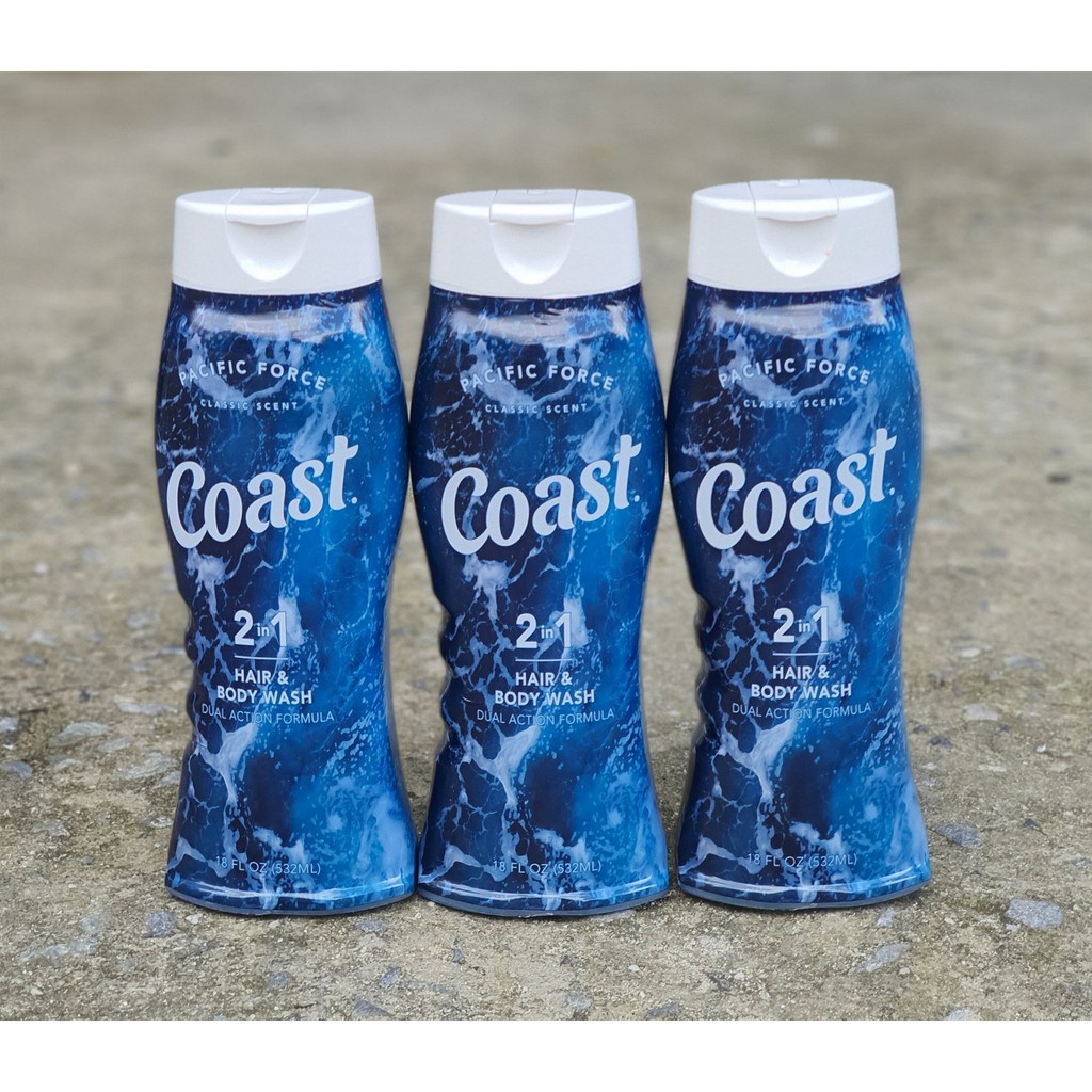 Tắm Gội Coast Mỹ 2in1 530ml