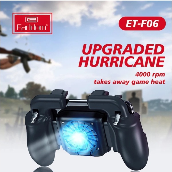 🛑CHÍNH HÃNG EARLDOM🛑 Tay Cầm Chơi Game Tản Nhiệt Điện Thoại & Phụ Kiện Nút Bắn PUBG Chơi Liên Quân PUG MOBA LOL
