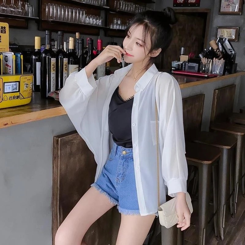 Áo khoác voan cardigan tay dài chống nắng cho nữ | BigBuy360 - bigbuy360.vn