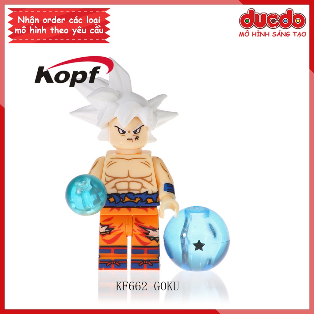 Minifigures các nhân vật 7 viên ngọc rồng mới nhất - Đồ chơi Lắp ghép Mini Dragon Ball Goku KF6057 Mô hình