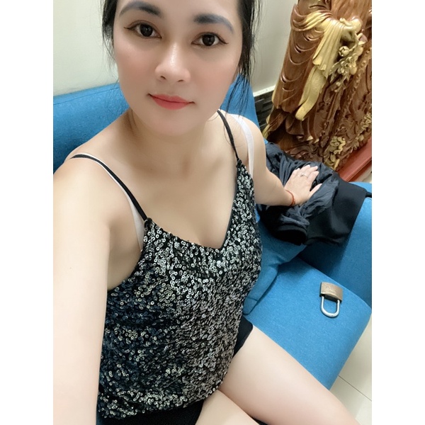 Áo 2 dây kim sa thanh lý