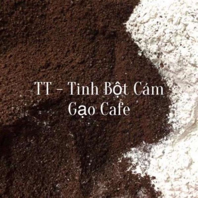 Bột cám gạo cafe gói 500g handmade