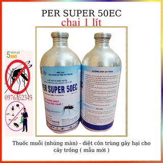 Thuốc diệt muỗi per super 50EC chai nhôm 1 lít