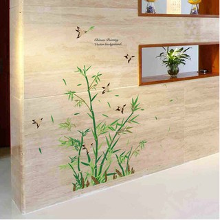 Decal Cây trúc xinh