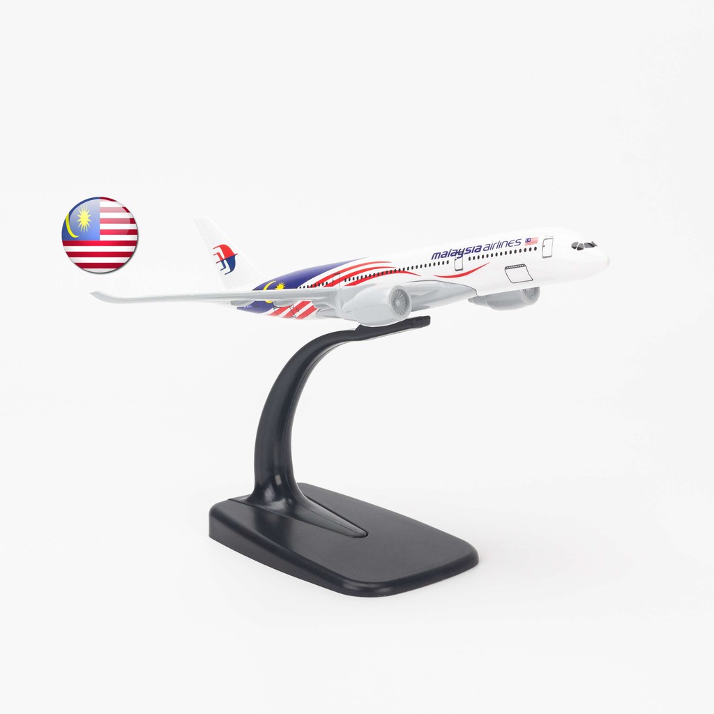 Mô hình máy bay Malaysia Airlines Airbus A350 Everfly 16cm VG29-2
