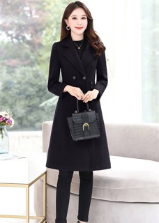 [Yumi Shop] Áo khoác dạ măng tô nữ Form Dài