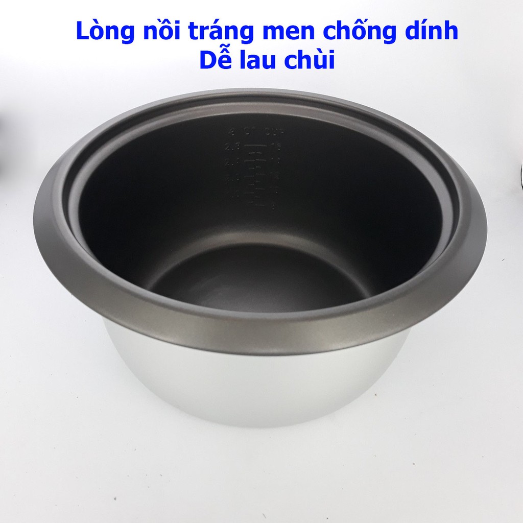 Nồi Cơm Điện Bigsun Chống Dính 2.8 Lít BR-28CL - Nắp Rời - Hàng Chính Hãng (Bảo Hành 12 Tháng) | BigBuy360 - bigbuy360.vn