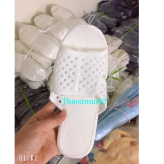 Dép tổ ong màu trắng mỏngL,LL,LLL,LLLL,XL)người lớn