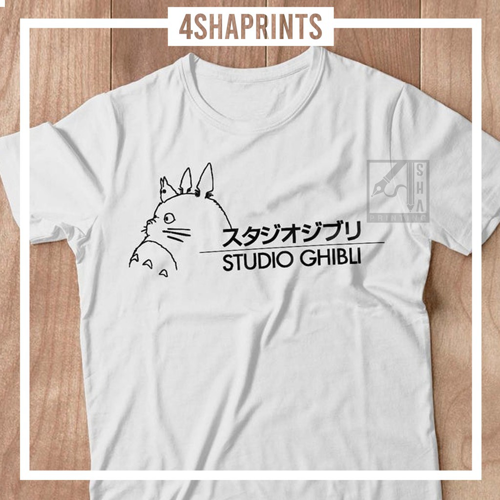 (SALE 50%) Áo thun Studio Ghibli Shirt  My Neighbor Totoro Quality Anime  ngắn tay cổ tròn độc đẹp