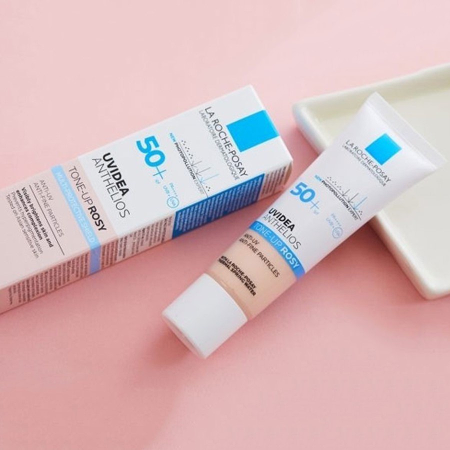 [NHẬP KHẨU-TEM PHỤ] Kem Chống Nắng La Roche-Posay Nâng Tông Trắng Hồng Uvidea Tone-Up Rosy SPF50+ 30ml