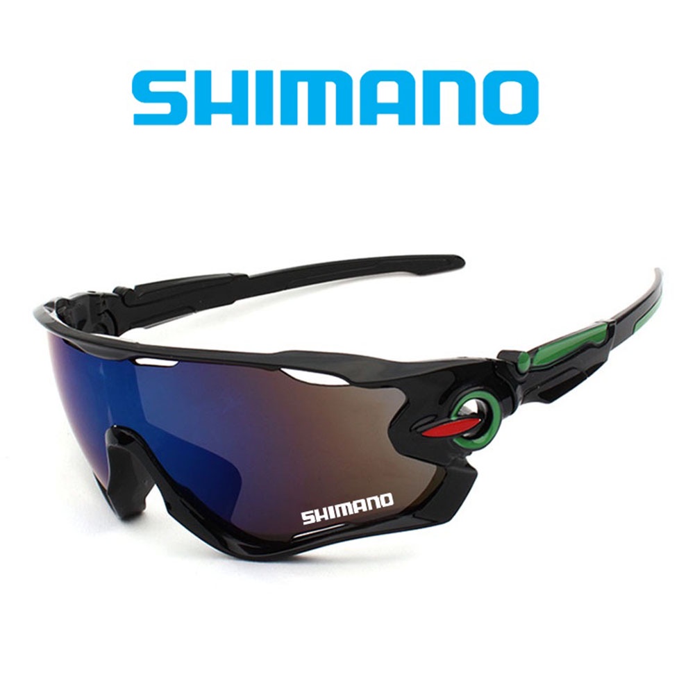 Mắt Kính Thể Thao Shimano Chống Bức Xạ Gắn Xe Đạp Leo Núi 7 Mẫu