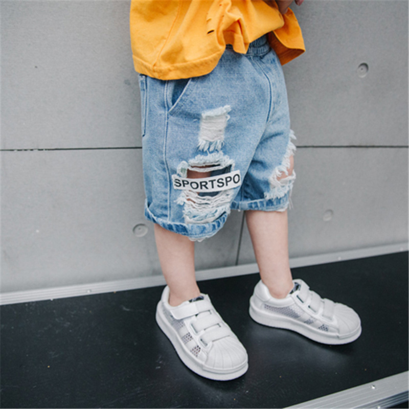 Quần Short Jeans Thời Trang Cho Bé Trai