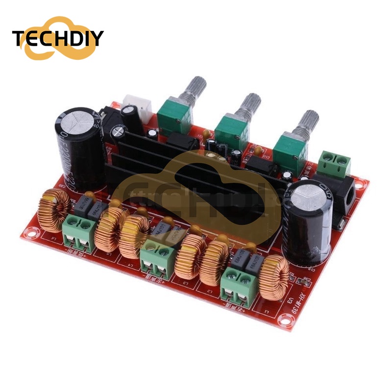 Bảng Mạch Khuếch Đại Âm Thanh Kỹ Thuật Số TPA3116D2 DC12V-24V 2x50W+100W XH-M139 2.1
