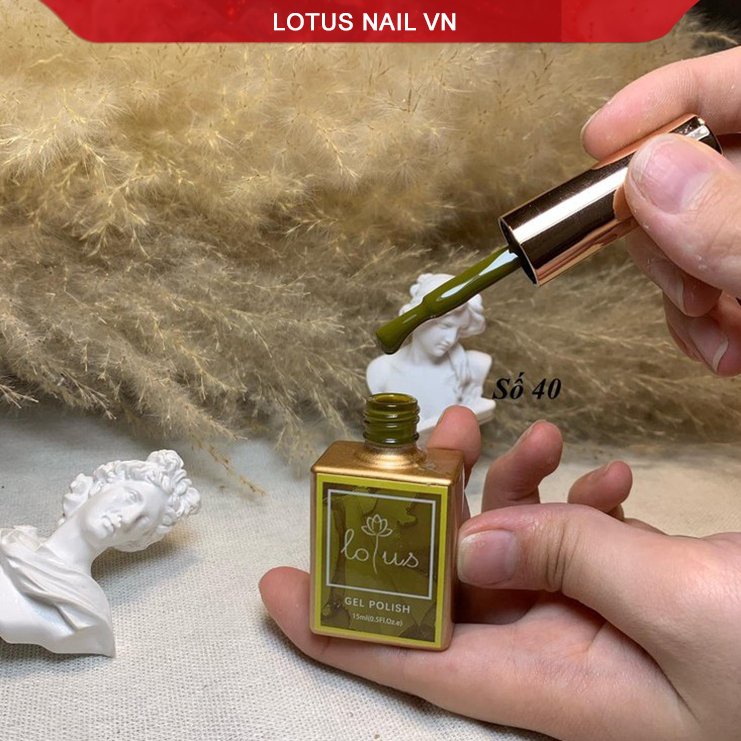 Sơn gel Lotus 2021 cao cấp nhập khẩu Hàn Quốc chai vuông 15ml