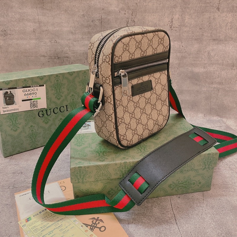 Túi đeo chéo G.C spf có hộp kèm - Túi nam đẳng cấp