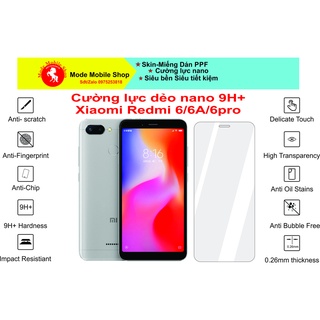 Cường lực dẻo Redmi 6/6A/6pro bảo vệ tuyệt đối màn hình điện thoại, siêu bền siêu tiết kiệm