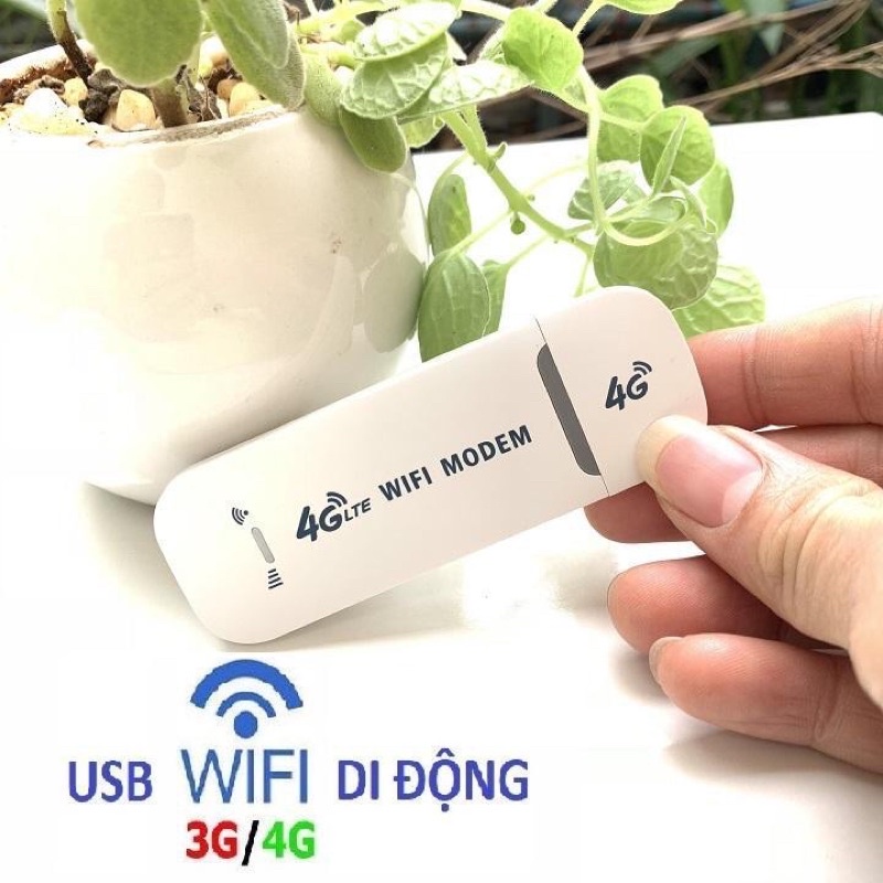 [Mã 253ELSALE hoàn 7% đơn 300K] USB 4G LTE phát WIFI di động - Hàng chuẩn tốc độ cao - Bộ phát wifi mini