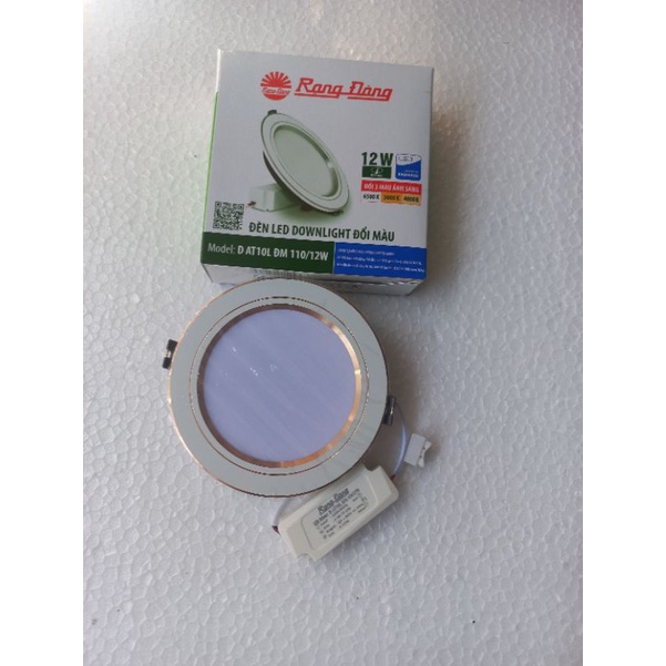 Đèn Led âm trần  Rạng Đông  9W , 12W  điều chỉnh  3 chế độ ánh sáng