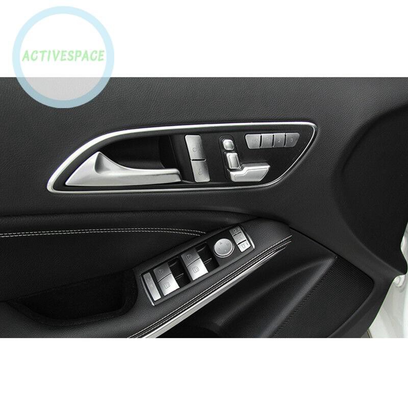 Bộ 12 khung trang trí công tắc cho cửa sổ xe ô tô mercedes-benz A / B / C W204 / ew212