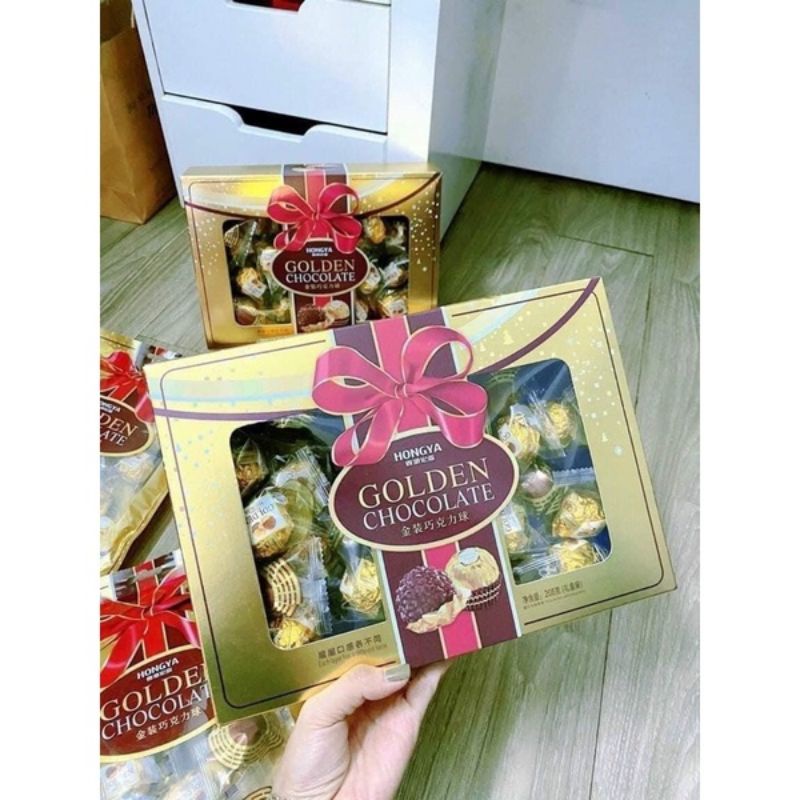 Bánh socola golden honga hộp 208g