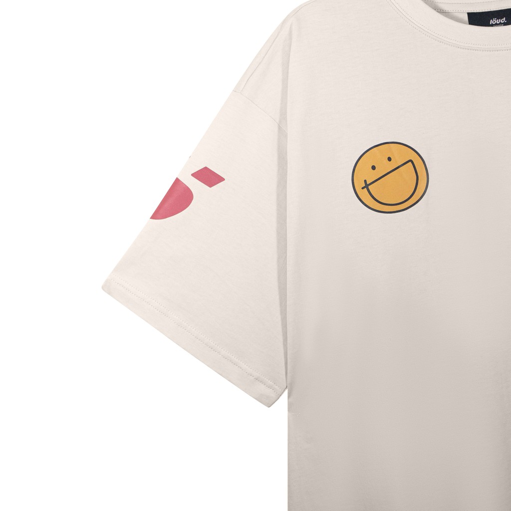Áo thun LOUD Sticker Tee - Cream