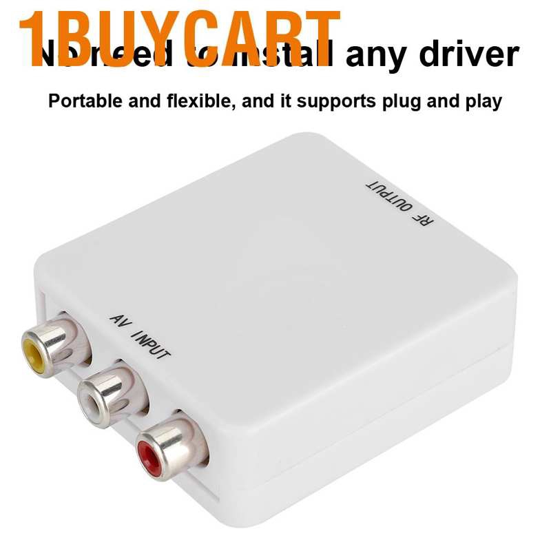 Hộp Chuyển Đổi Tín Hiệu Av Sang Rf 67.25mhz 61.25mhz 1buycart