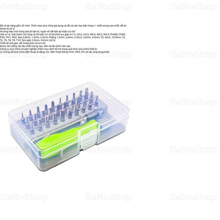 Bộ tua vít đa năng 6011 32 chi tiết