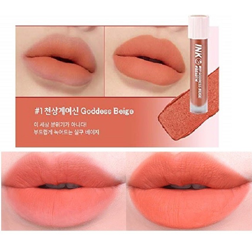 [MUA 1 TẶNG 1]  Son kem lì Peripera Ink Matte Blur Tint 2019 lì mịn như nhung Shinkor