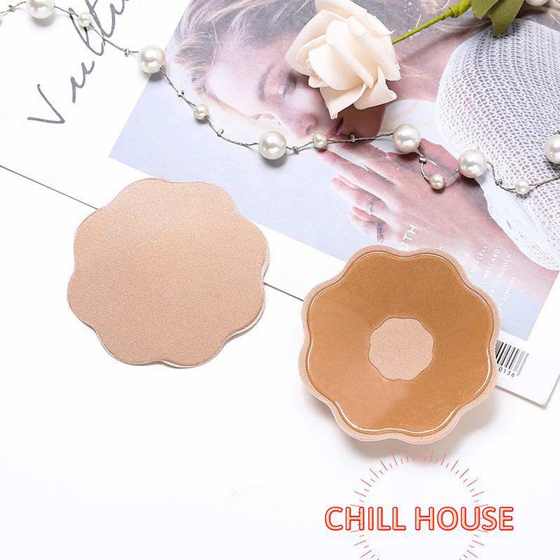1 Đôi Dán Nhũ Hoa Vải 4.8cm Hình Hoa Mai  P2- CHILLHOUSE