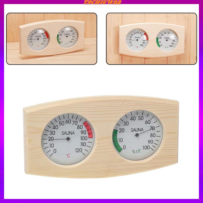 Nhiệt Kế Đo Độ Ẩm 2 Trong 1 1x Tachiuwa2 Bền Bỉ Dùng Trong Phòng Xông Hơi